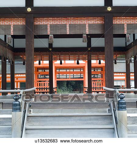 Stock Image - Simogamo Shrine, Kyoto Prefecture, Japan. Fotosearch