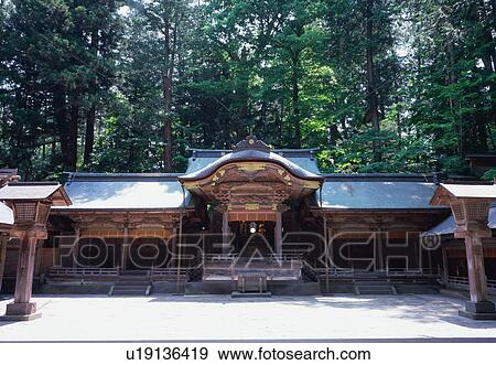 Suwa Shrine View Large Photo Image Stock Photo - Suwa Shrine. Fotosearch