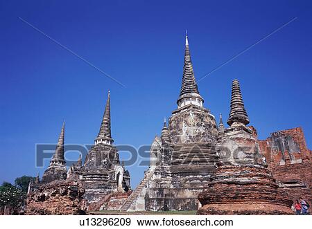 Wat Phra Sri San Phet View Large Photo Image Stock Photo - Wat Phra Sri San Phet . Fotosearch