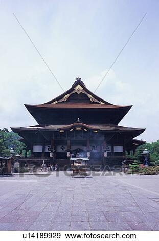 Zenkoji Temple, Nagano Prefecture, Japan View Large Photo Image Stock Photo - Zenkoji Temple, Nagano Prefecture, Japan. Fotosearch