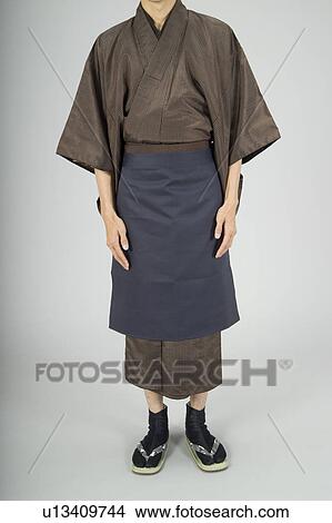 Man wearing kimono with apron View Large Photo Image Picture - Man wearing kimono with apron. Fotosearch