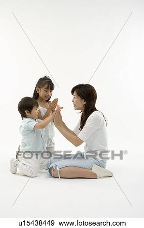 Mother and children View Large Photo Image Stock Photo - Mother and children. Fotosearch