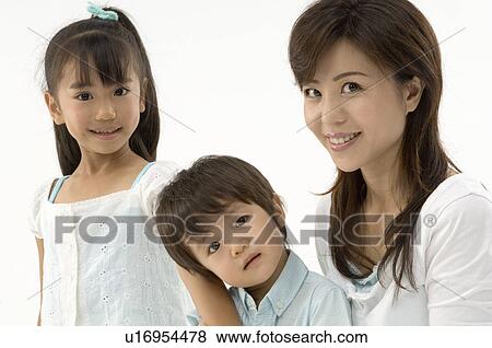 Mother and children View Large Photo Image Stock Photo - Mother and children. Fotosearch