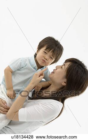 Stock Photo - Mother and son. Fotosearch