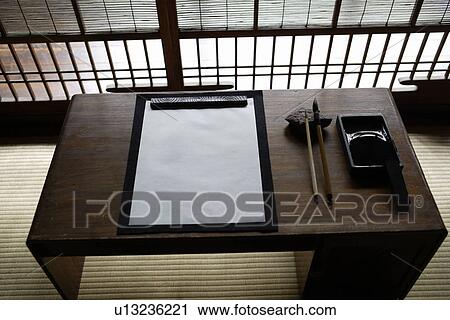 High angle view of painting articles View Large Photo Image Stock Image - High angle view of painting articles. Fotosearch