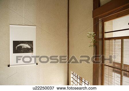 Stock Photo - View of a wall hanging. Fotosearch