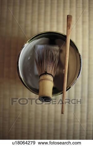Stock Photo - View of mortar with stick and pestle. Fotosearch