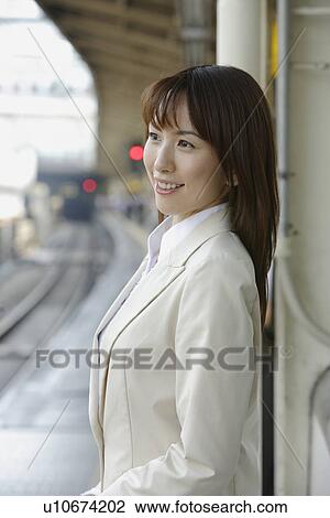 Cheerful businesswoman, portrait View Large Photo Image Stock Image - Cheerful businesswoman, portrait. Fotosearch