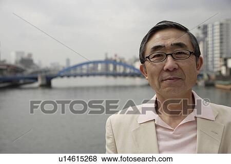Stock Photo - Close-up of a senior man. Fotosearch