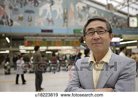 Stock Photo - Close-up of a senior man. Fotosearch