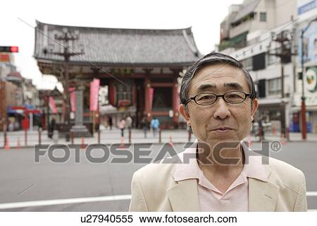Stock Photography - Portrait of a smiling senior man. Fotosearch