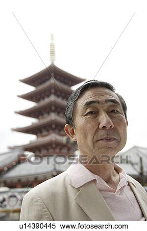 Stock Photography - View a serious senior man. Fotosearch