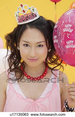 Stock Image - Portrait of a teenage girl. Fotosearch