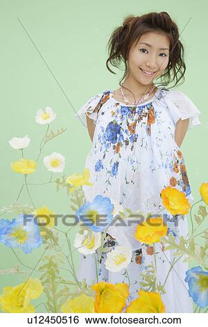 Portrait of a teenage girl View Large Photo Image Stock Photograph - Portrait of a teenage girl. Fotosearch