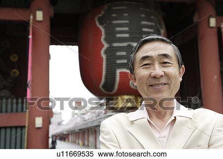 Stock Photography - Portrait of a smiling senior man. Fotosearch