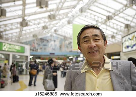 Stock Photography - Portrait of a smiling senior man. Fotosearch