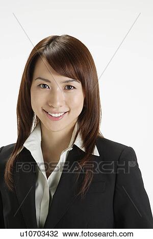 Cheerful businesswoman, portrait View Large Photo Image Stock Image - Cheerful businesswoman, portrait. Fotosearch
