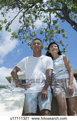 Stock Image - View of a couple together. Fotosearch
