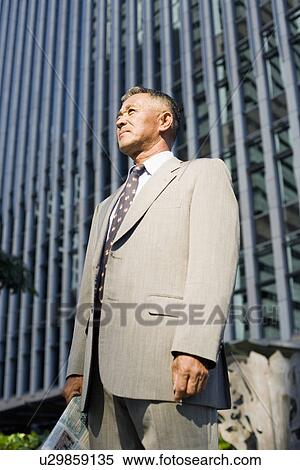 Stock Photography - Profile of a businessman. Fotosearch
