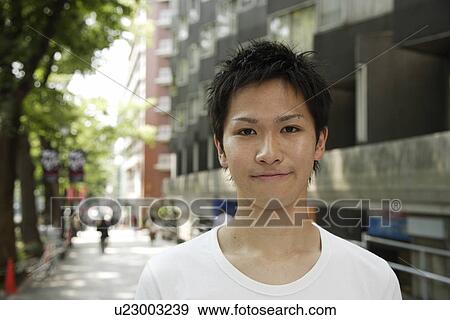 Stock Photo - Portrait of a young man. Fotosearch