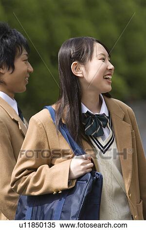 High School Girl Smiling, Selective Focus View Large Photo Image Stock Photography - High School Girl Smiling, Selective Focus. Fotosearch