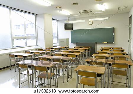 Stock Image - Empty classroom. Fotosearch