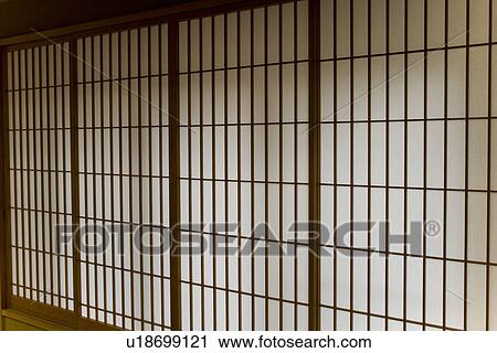 Japanese Sliding Door, Side View View Large Photo Image Stock Image - Japanese Sliding Door, Side View. Fotosearch