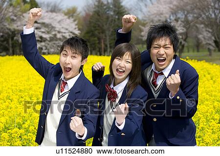 High School Students In Rape Seed Blossoms View Large Photo Image Stock Image - High School Students In Rape Seed Blossoms. Fotosearch