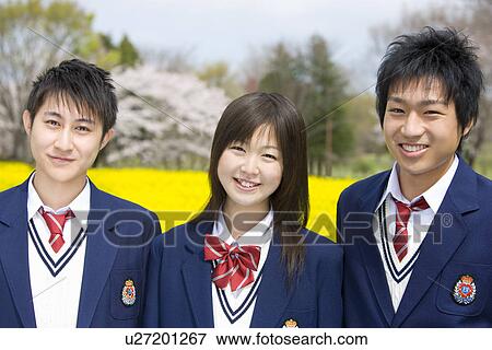 High School Students in Rape Seed Blossoms, Differential Focus View Large Photo Image Stock Photo - High School Students in Rape Seed Blossoms, Differential Focus. Fotosearch