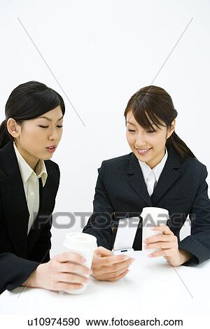 Businesswoman Using a Mobile Phone, Front View, Side View, Waist Up View Large Photo Image Stock Image - Businesswoman Using a Mobile Phone, Front View, Side View, Waist Up. Fotosearch