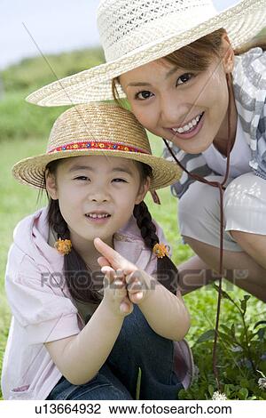 Portrait of mother and daughter View Large Photo Image Stock Image - Portrait of mother and daughter. Fotosearch