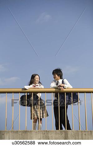 School children talking View Large Photo Image Stock Photo - School children talking. Fotosearch