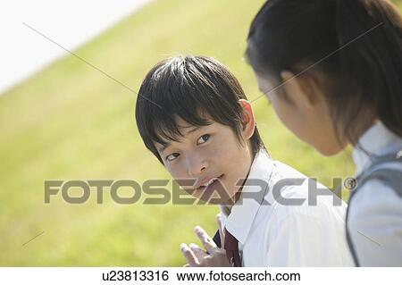 School children talking View Large Photo Image Stock Photograph - School children talking. Fotosearch