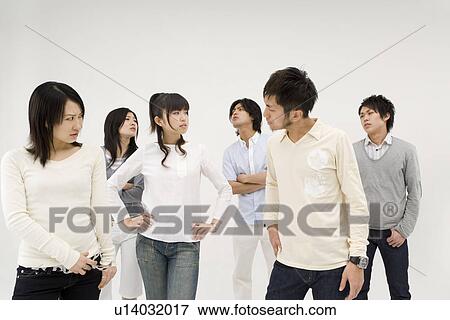 Stock Photo - Group of people arguing. Fotosearch