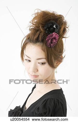 Portrait of young woman View Large Photo Image Picture - Portrait of young woman. Fotosearch