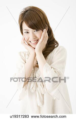 Portrait of young woman View Large Photo Image Stock Image - Portrait of young woman. Fotosearch