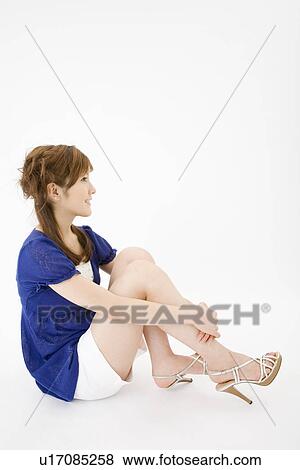 Portrait of young woman View Large Photo Image Stock Photo - Portrait of young woman. Fotosearch
