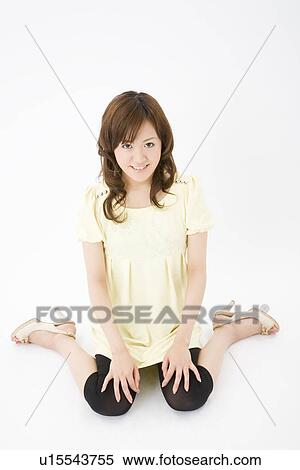 Stock Photography - Portrait of young woman. Fotosearch