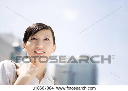 Picture - Portrait of young businesswoman. Fotosearch