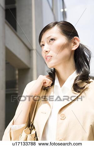 Stock Photo - Portrait of young businesswoman. Fotosearch