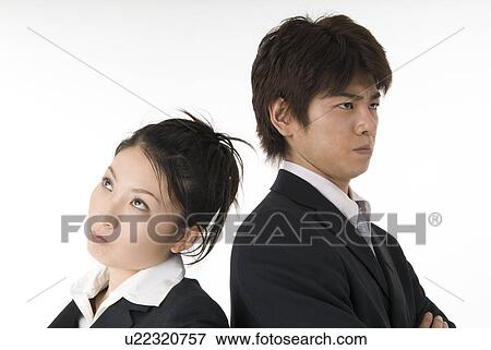 Two people facing to relationship difficulties View Large Photo Image Stock Photo - Two people facing to relationship difficulties. Fotosearch