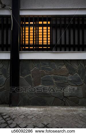 Illuminated window in Kagurazaka, Tokyo, Japan View Large Photo Image Stock Photograph - Illuminated window in Kagurazaka, Tokyo, Japan. Fotosearch
