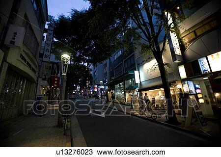 Kagurazaka, Tokyo, Japan View Large Photo Image Stock Image - Kagurazaka, Tokyo, Japan. Fotosearch