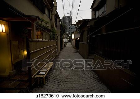 Narrow alley in Kagurazaka, Tokyo, Japan View Large Photo Image Stock Image - Narrow alley in Kagurazaka, Tokyo, Japan. Fotosearch