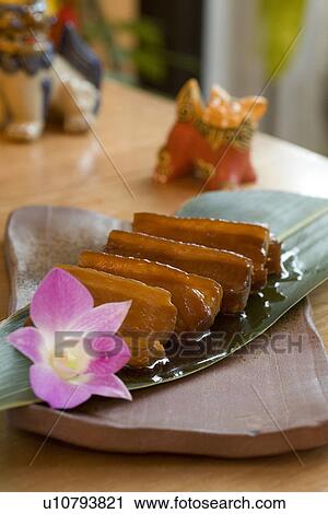 Boiled pork with soy sauce View Large Photo Image Stock Image - Boiled pork with soy sauce. Fotosearch
