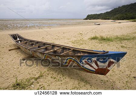 Stock Photo - Fishing boat in Okinawa Prefecture, Japan. Fotosearch