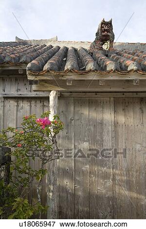 Stock Photo - Guardian Deity in Okinawa Prefecture, Japan. Fotosearch