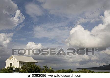 Stock Photograph - House in Iriomote Island, Okinawa Prefecture, Japan. Fotosearch