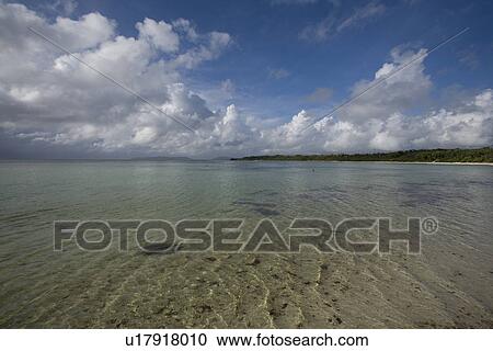 Stock Image - Taketomi Island, Okinawa, Japan. Fotosearch