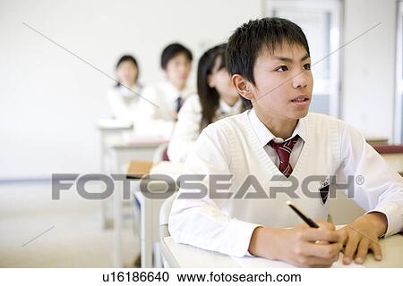 Middle school students studying View Large Photo Image Stock Image - Middle school students studying. Fotosearch